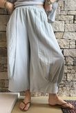 Jo Jo Quirky Hopsack Crop Pant Dove